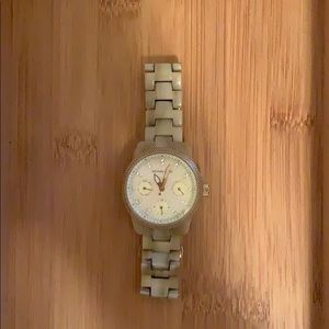 Michael Kors bone colored watch